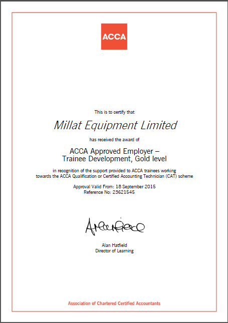 Acca Certificate